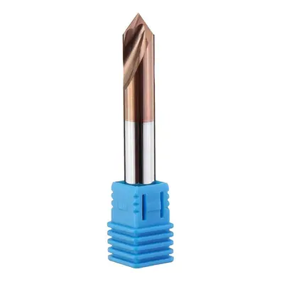 (12mm) Flutes Degree Chamfer End Mill 4/6/8/10/12mm HRC45 Tungsten Steel AlTiN Coating Milling C