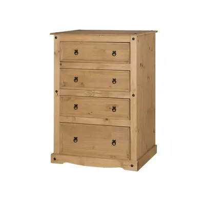 Corona Drawer Chest Solid Pine Bedroom Furniture