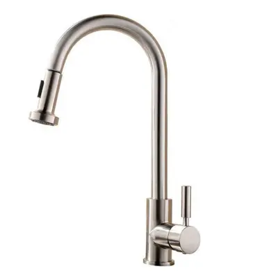 Kitchen Sink Faucet Pull-Down Sprayer degree Rotate Cold And Hot Water Mixer Tap