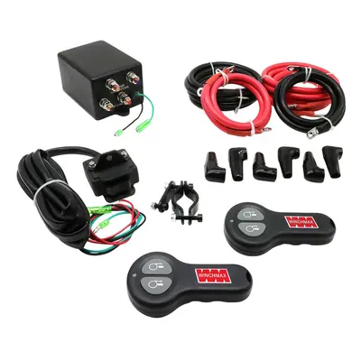 WINCHMAX Complete 12V Electric Winch Control Box, Handlebar Switch, Twin Wireless Remote Control