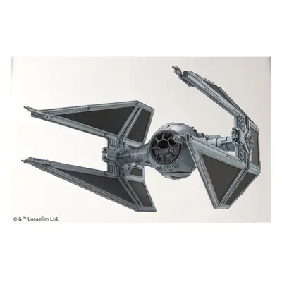 1:72 scale Star Wars Imperial TIE Interceptor model kit by Bandai