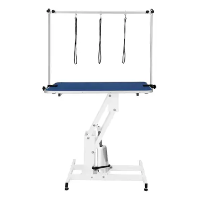 Hydraulic Pet Dog Grooming Table Height Adjustable H Bar Blue