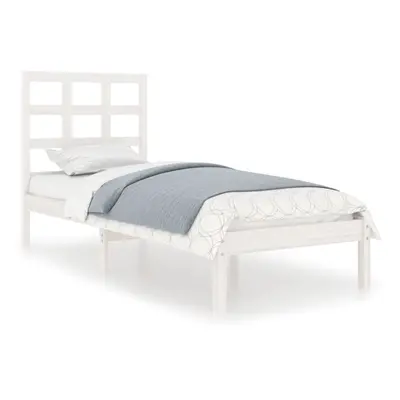 (white, x cm) vidaXL Solid Wood Bed Frame Bedroom Bedstead Bed Base Multi Colours/Sizes