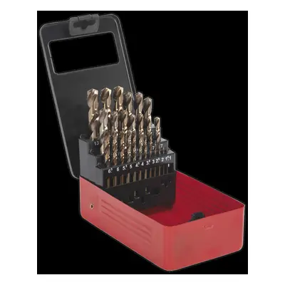 HSS Cobalt Split Point Fully Ground Drill Bit Set 25pc Metric