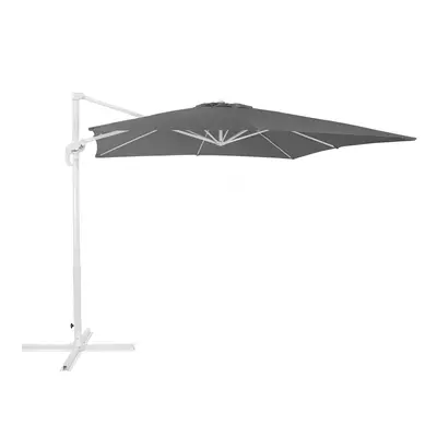 Cantilever Parasol Dark 2.5 x 2.5 m Grey MONZA