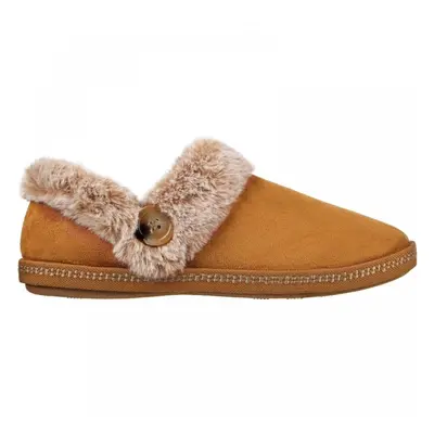 (4 (Adults')) Cozy Campfire - Fresh Toast | Chestnut | Women's Faux-Fur Slippers