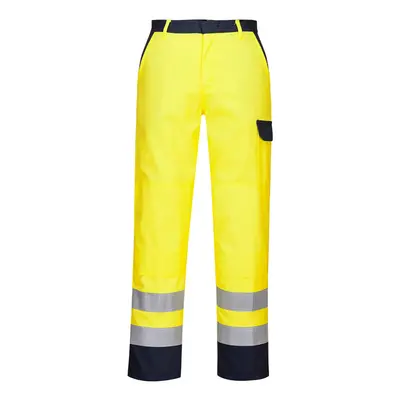 (Yellow, M) Portwest Hi Vis Bizflame Pro Trousers