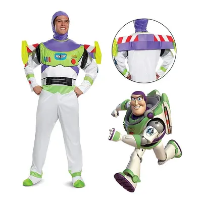 (170) Anime Buzz Lightyear Cosplay Costumes Adult Men Women Fancy Jumpsuit Suit Halloween Carniv