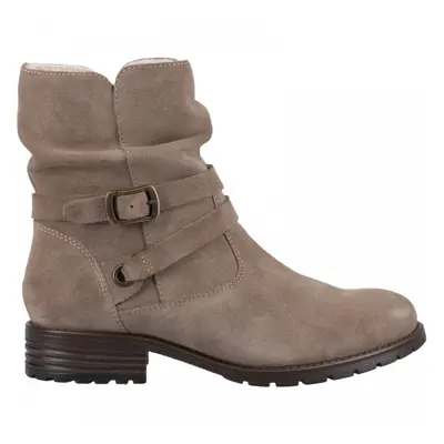 (6 (Adults')) Piper | Taupe | Women's Casual Ankle Boots