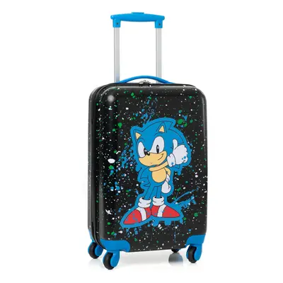 Sonic the Hedgehog Medium Suitcase (Unisex Kids Black)