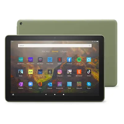 Fire HD tablet | 10.1", 1080p Full HD, GB, Olive - with Ads