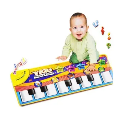 Keyboard Music Carpet Mat Blanket Kids Learn Singing Educational Gift.