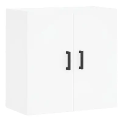 (white) vidaXL Wall Cabinet Wall Display Cabinet High Gloss White Engineered Wood