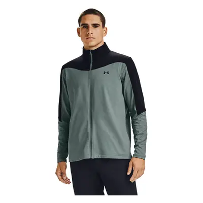 (S, Lichen Blue) Under Armour Mens Storm Midlayer Full Zip Breathable Fast Dry Golf Sweater