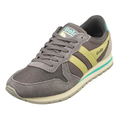 (5) Gola Daytona Womens Casual Trainers in Ash Lemon