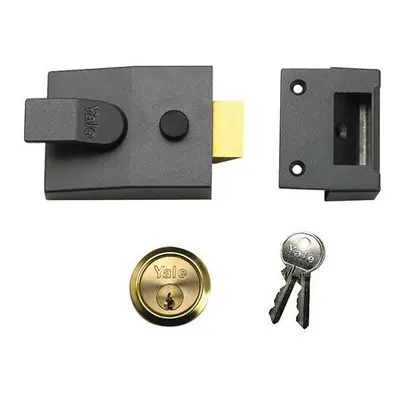 Yale Locks 88 Standard Nightlatch 60mm Backset DMG Finish 60mm Backset Box