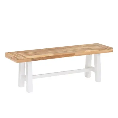 Garden Bench SCANIA Acacia Wood White