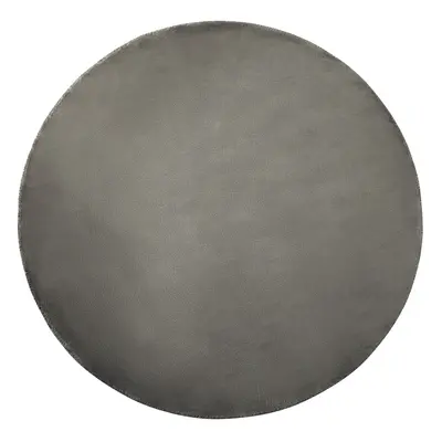 Round Viscose Area Rug cm Dark Grey GESI II