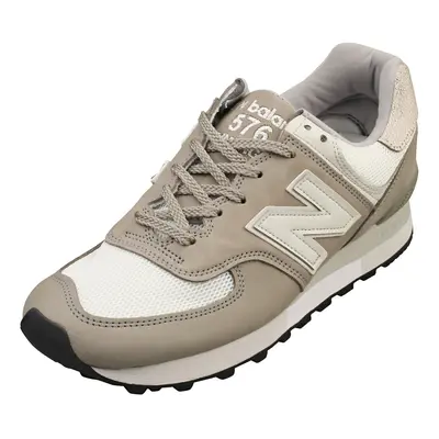 (10) New Balance Made In England Mens Casual Trainers in Grey White