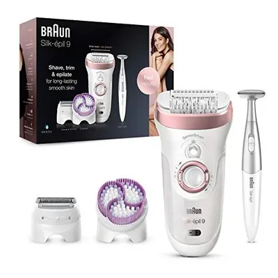 Braun Silk-Ã©pil Epilator for Long-Lasting Hair Removal with Electric Shaver & Trimmer, Bikini T