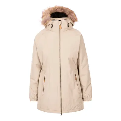 (14, Oatmilk) Trespass Womens Parka Jacket Waterproof Celebrity