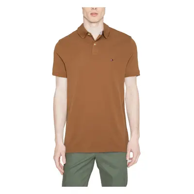 (Brown, XS) Tommy Hilfiger Mens Polo Shirts1985 Golf T Shirts