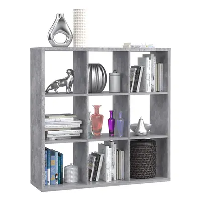 Mauro 3x3 Storage Unit in Concrete Grey