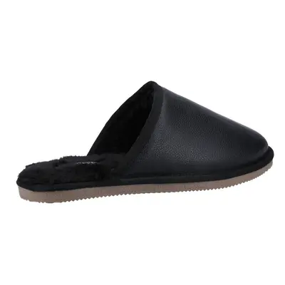 (Black, (Adults')) Hush Puppies Coady Suede Men's Black Slippers