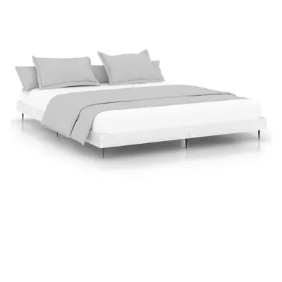 (high gloss white, x cm) vidaXL Bed Frame Bedroom Platform Bed Frame Bedstead Bed Base Engineere