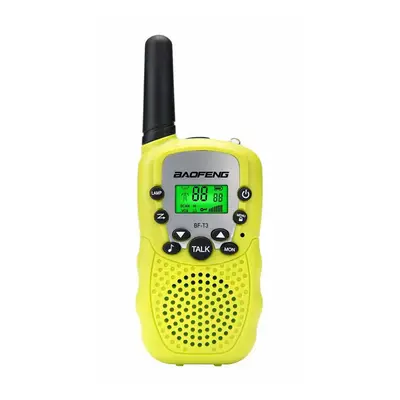 (Green) 2Pcs Radio Walkie Talkie UHF462-467MHz Channel Two-Way Radio Transceiver Built-in Flashl