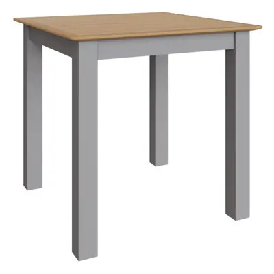 FWStyle Square Dining Table 80cm Oak Veneer Kitchen Furniture Dove Grey