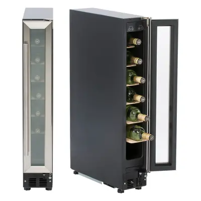 SIA WC15SS 150mm / 15cm Stainless Steel Under Counter LED Bottle Wine Cooler