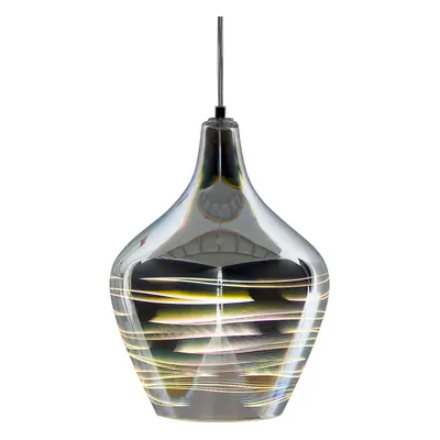 Pendant Lamp SANGONE Glass Silver