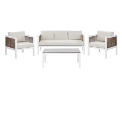 Sofa Set BORELLO Metal White