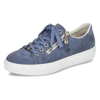 (Light Blue Sky, UK / EU 39) Rieker Womens Ladies L59L1 Casual Shoes Trainers