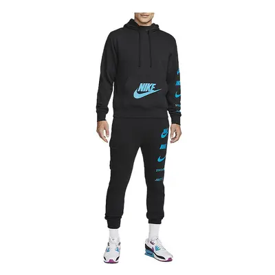 (L) NIKE FJ0552 Mens Tracksuit Set Fleece Hoodie Jogger