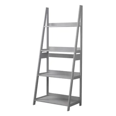 (Grey) Tier Wooden Storage Display Stand Shelving Rack