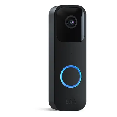 (Black) Blink Video Doorbell easy setup