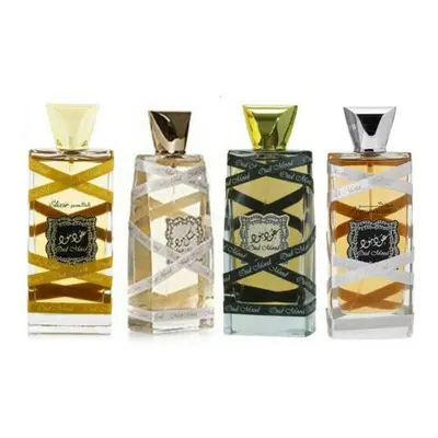 Lattafa Halal Fragrance EDP Spray Perfume100ml Oud Mood Musk Elixir Reminiscence PACK