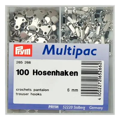 Prym Hook & Bar Fasteners Silver - per pack of