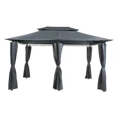 Gazebo x cm Dark Grey COLOS