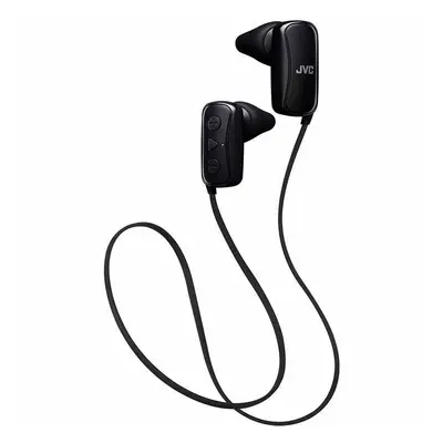 JVC Gumy Sports Bluetooth In Ear Headphone iPX2 rating - Black (HAF250BTBE)