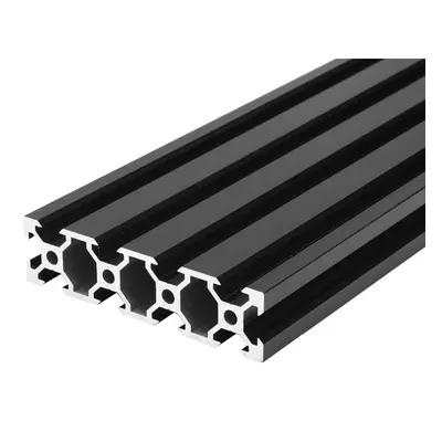 500mm V-Slot Aluminum Profile Extrusion Frame DIY CNC Tool Black