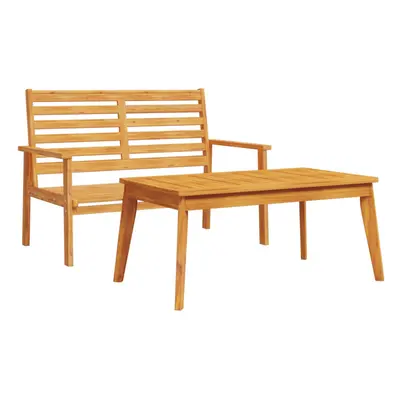 vidaXL Garden Set Outdoor Lounge Set Dining Table and Chair Solid Wood Acacia