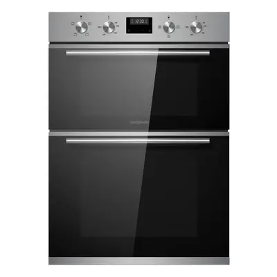 Built-In Double Oven, Cooking Functions, LED Display, 35/70L, Statesman BDM373SS , Stainless Ste