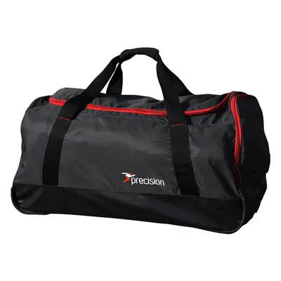 75x35x40cm Large Trolley Holdall Bag - GREY/RED 105L Rip Stop Sports Luggage