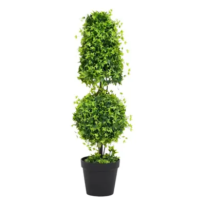 (21.5 x cm) vidaXL Artificial Boxwood Plant with Pot Decor Artificial Flower Multi Sizes