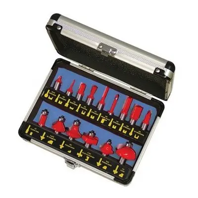 Faithfull FAIRBS15 Router Bit Set of TCT 1/2in Shank