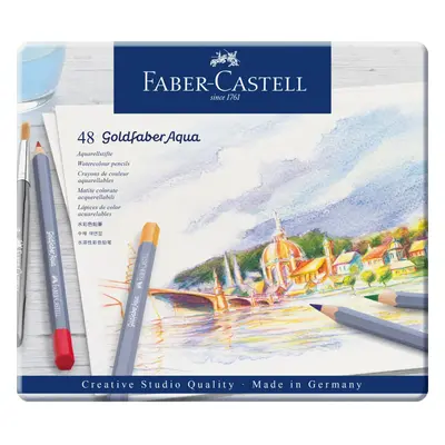 Goldfaber Aqua Watercolor Pencil Set In Metal Tin 48/Pkg