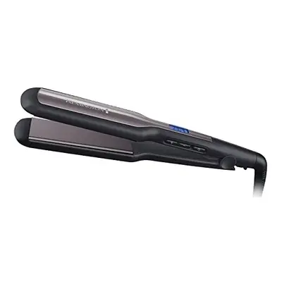 Pro-Ceramic Extra Wide Plate Hair Straighteners for Longer Thicker Hair, Digital Temperature Con